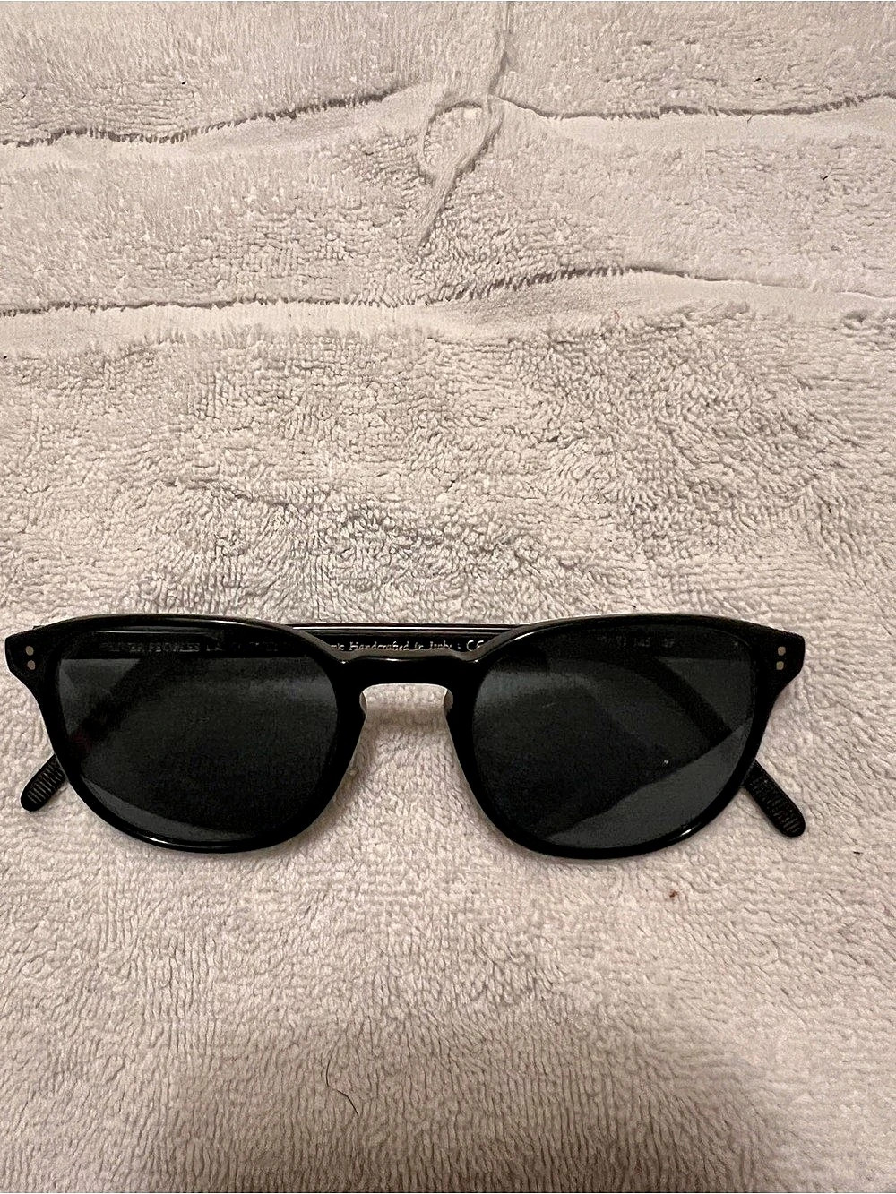 Oliver Peoples Gregory Peck Sun Black Sunglasses